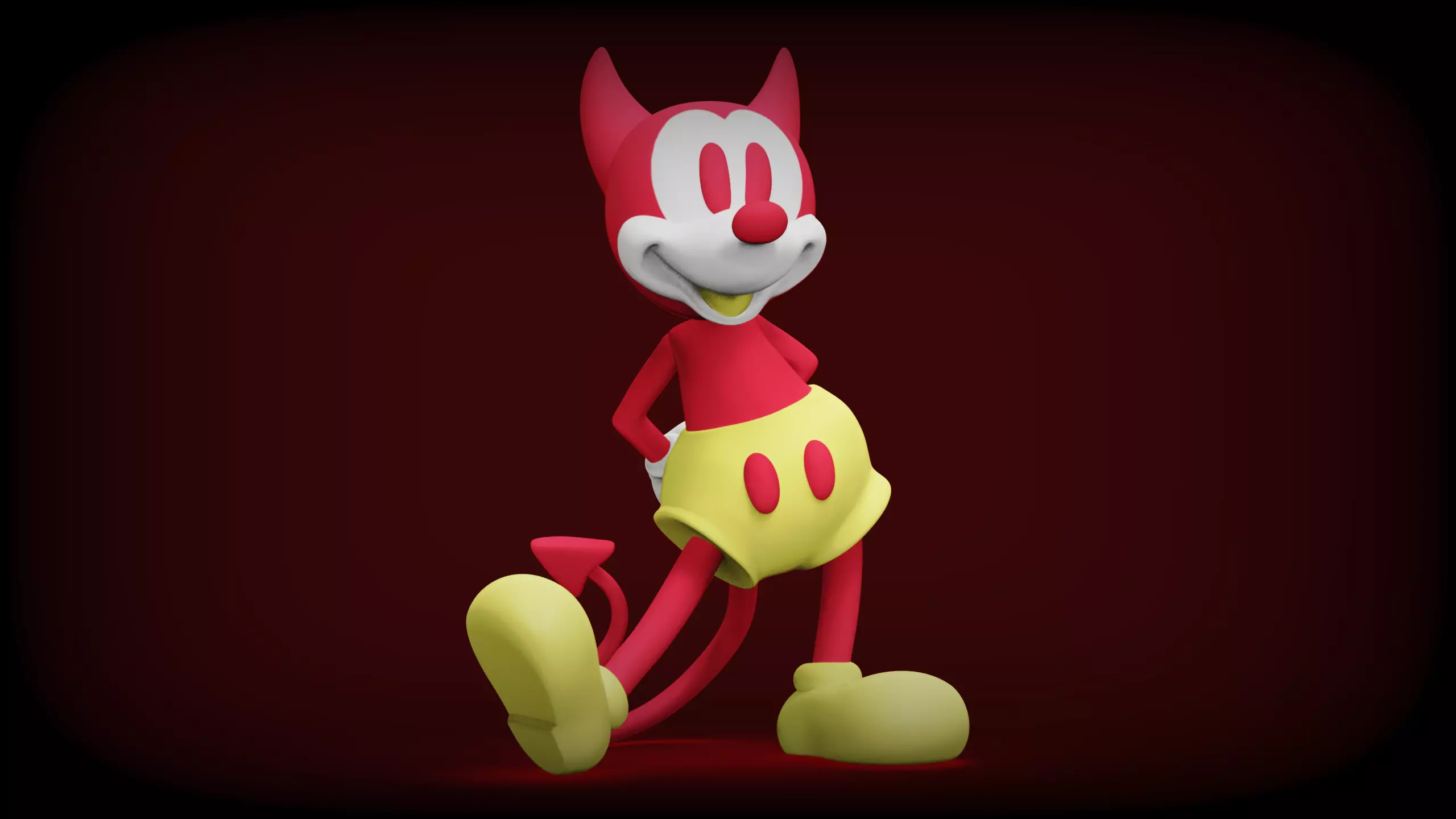 Mickey Mouse Evil 3D print model
