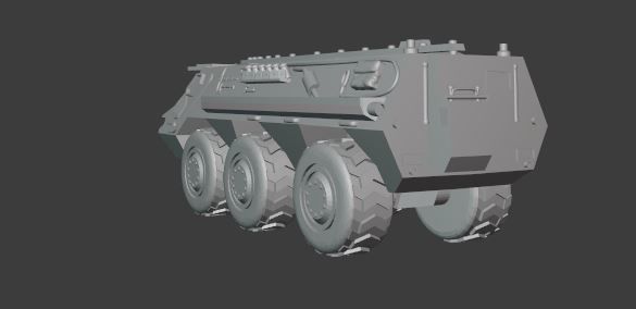 German Tpz Fuchs Electronic Warfare Hummel EK33 3D print model_2