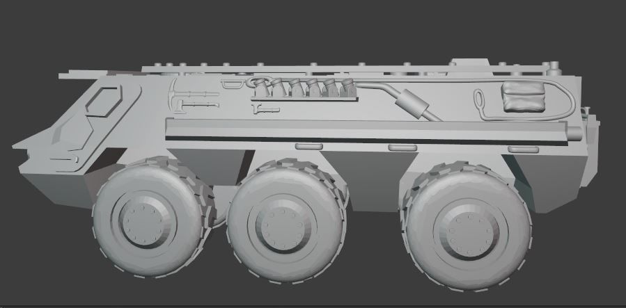 German Tpz Fuchs Electronic Warfare Hummel EK33 3D print model_3