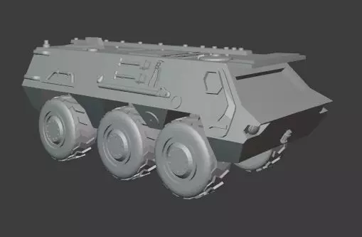 German Tpz Fuchs Electronic Warfare Hummel EK33 3D print model_0