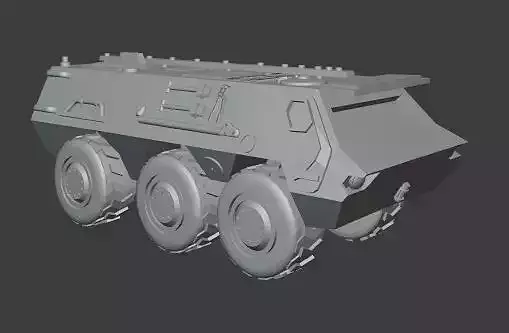 German Tpz Fuchs Electronic Warfare Hummel EK33 3D print model