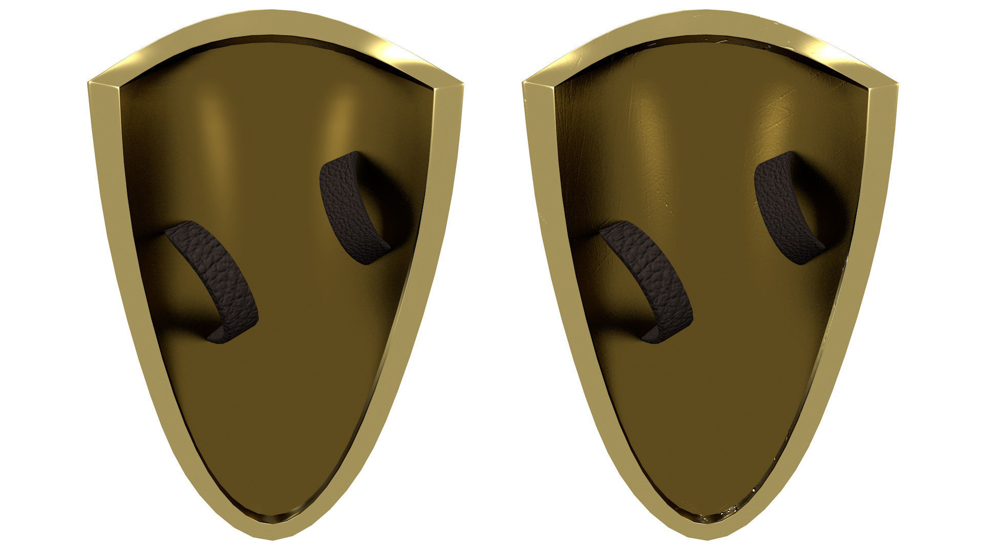 Shield Of Lordaeron WoW Low-poly 3D model_4