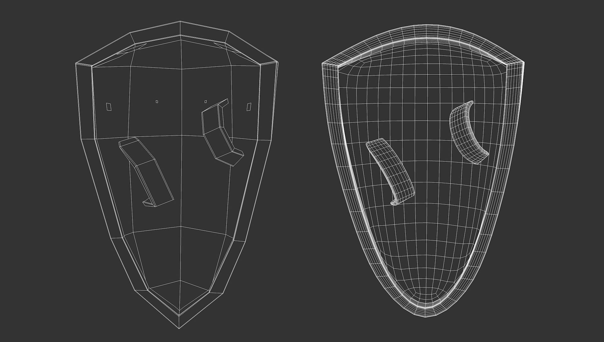 Shield Of Lordaeron WoW Low-poly 3D model_6