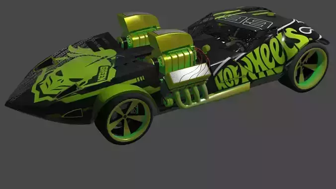 Hot Wheels Green Machine