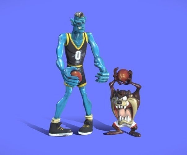 90s Space Jam Figures - 3D SCAN 3D print model