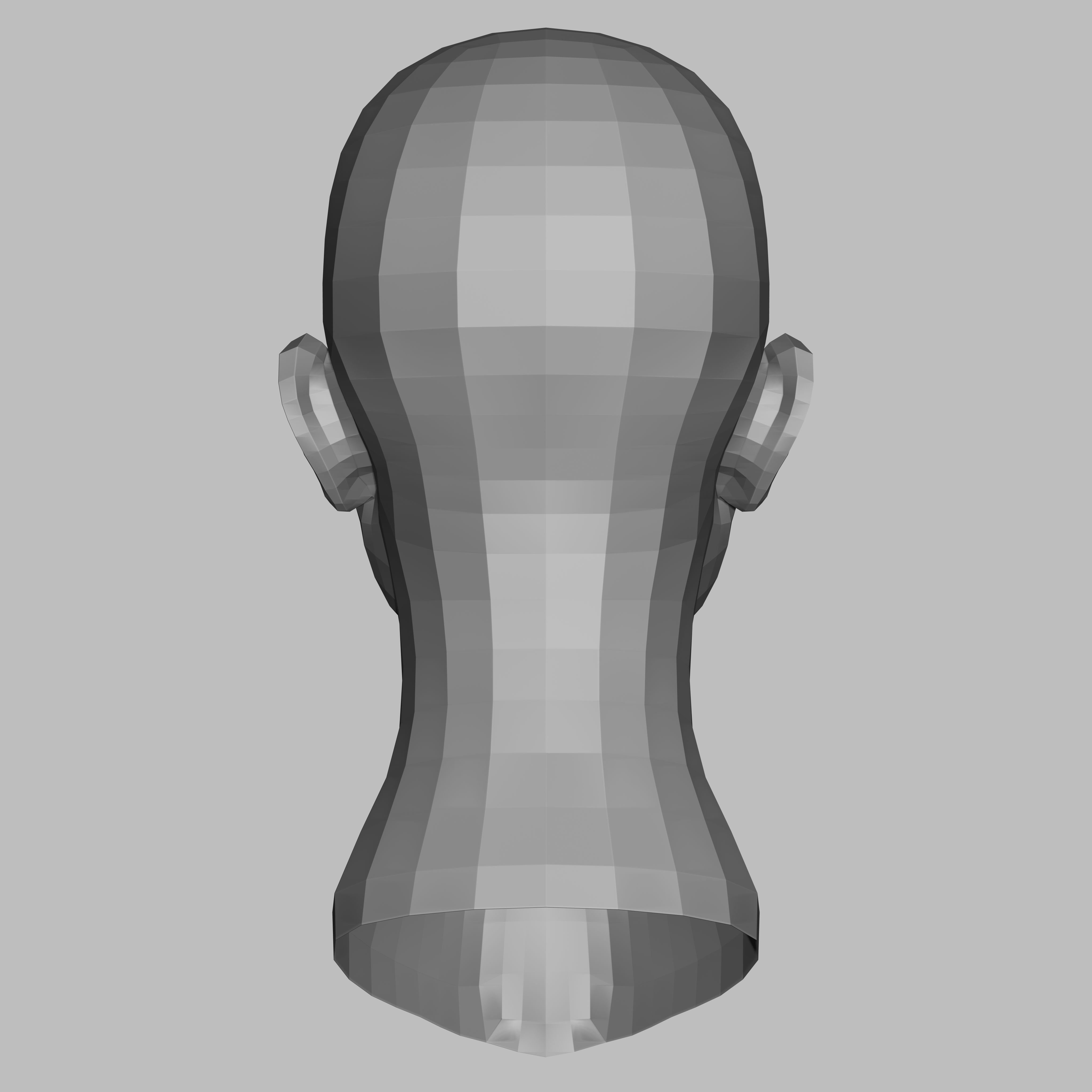 Female Head 01 BaseMesh free VR / AR / low-poly 3D model | CGTrader