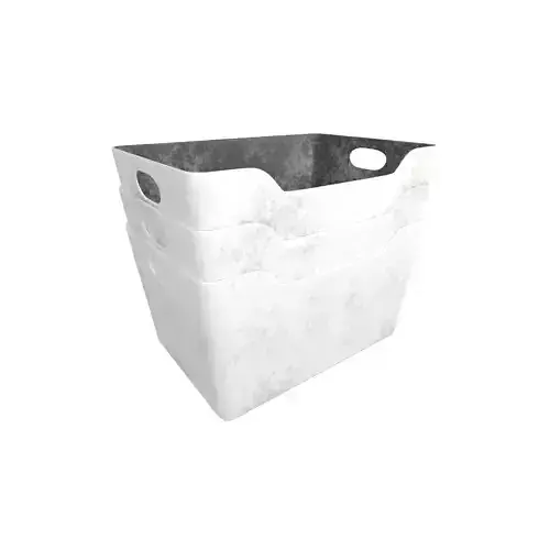 Stacked Variera Storage Box v2 002 Low-poly 3D model