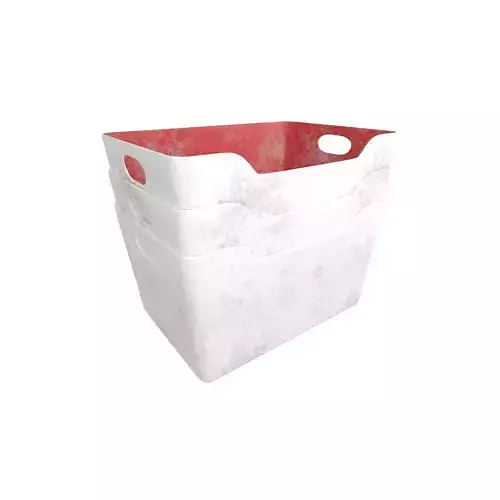 Stacked Variera Storage Box v2 004 Low-poly 3D model