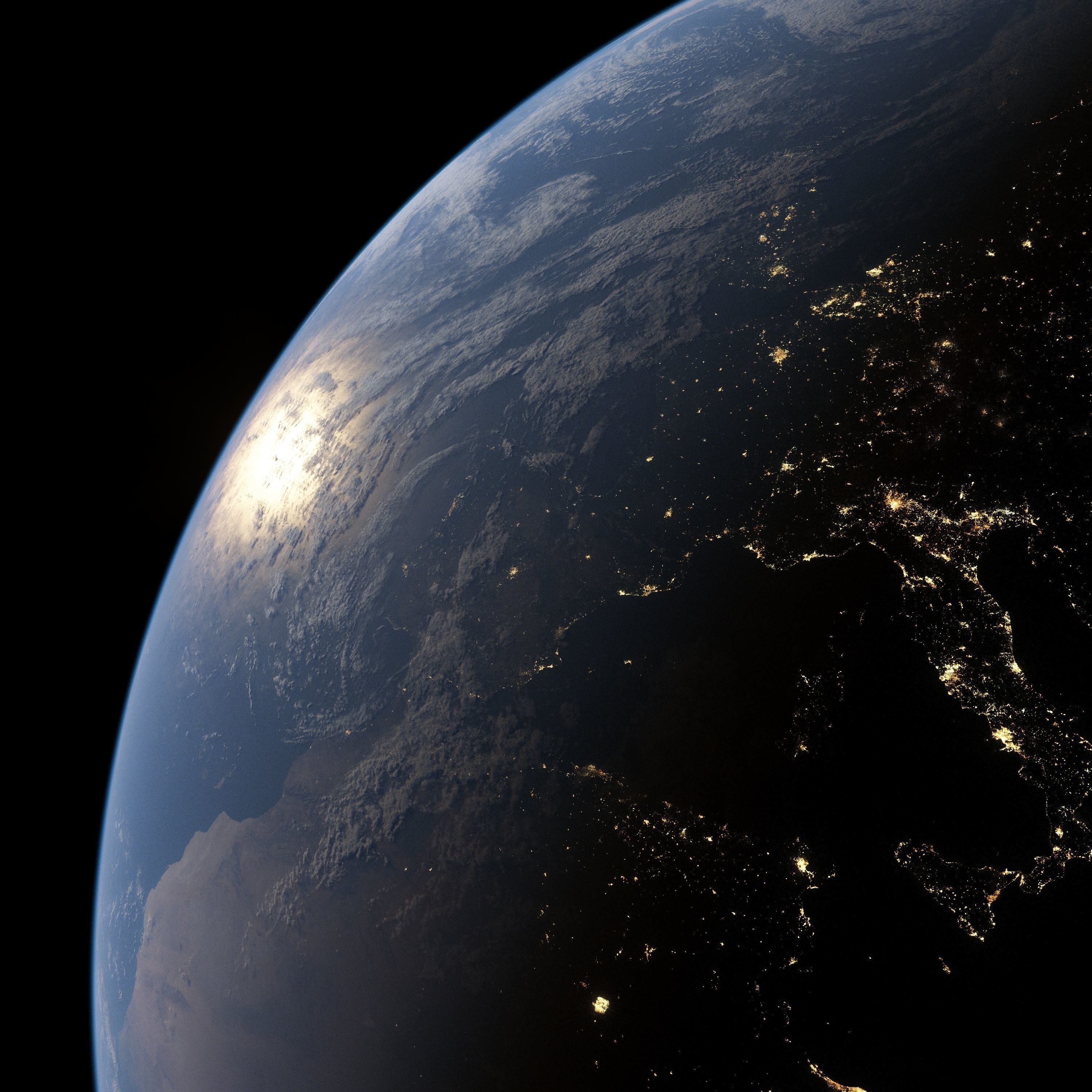 Earth 42K - C4D Octane 3D model_6