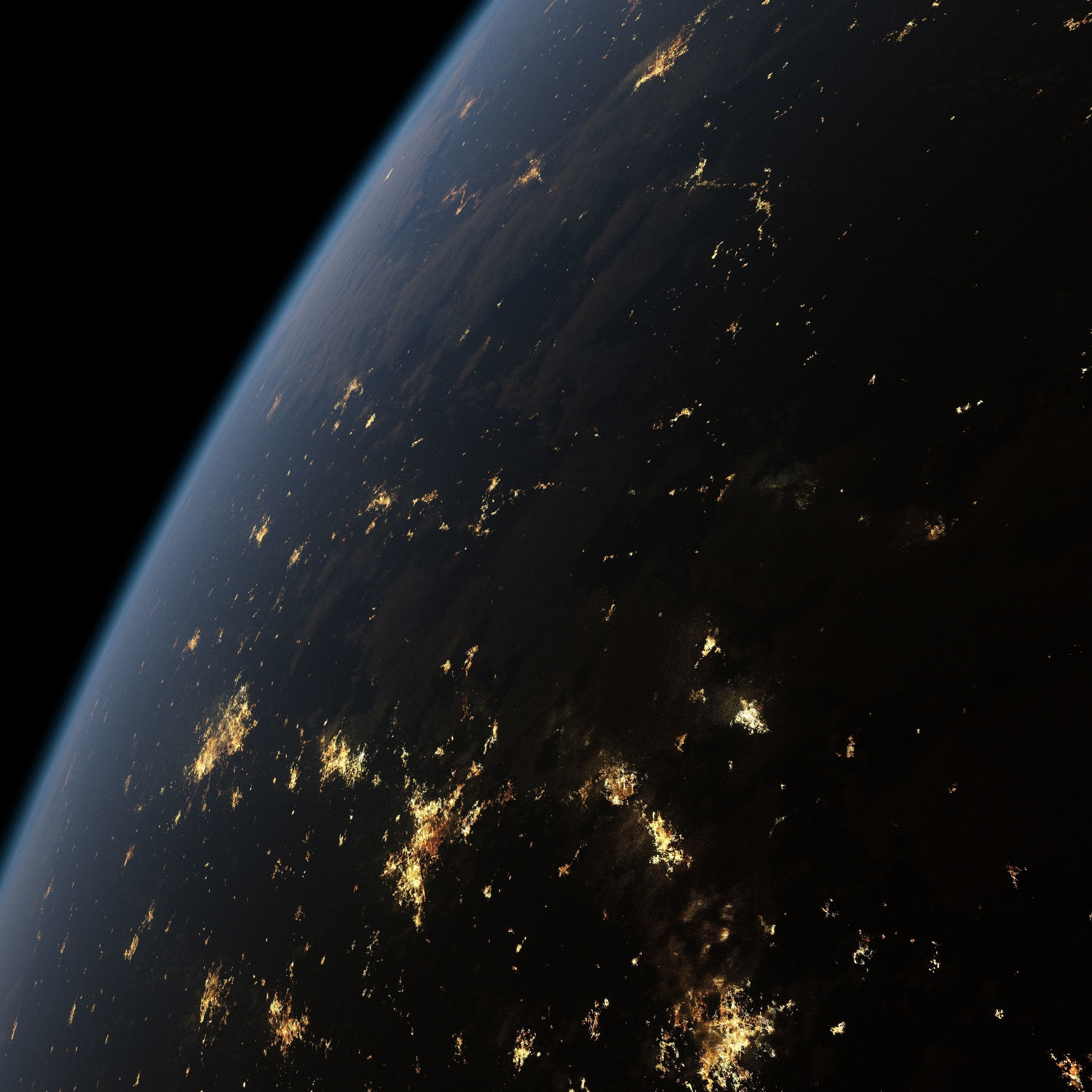 Earth 42K - C4D Octane 3D model_5