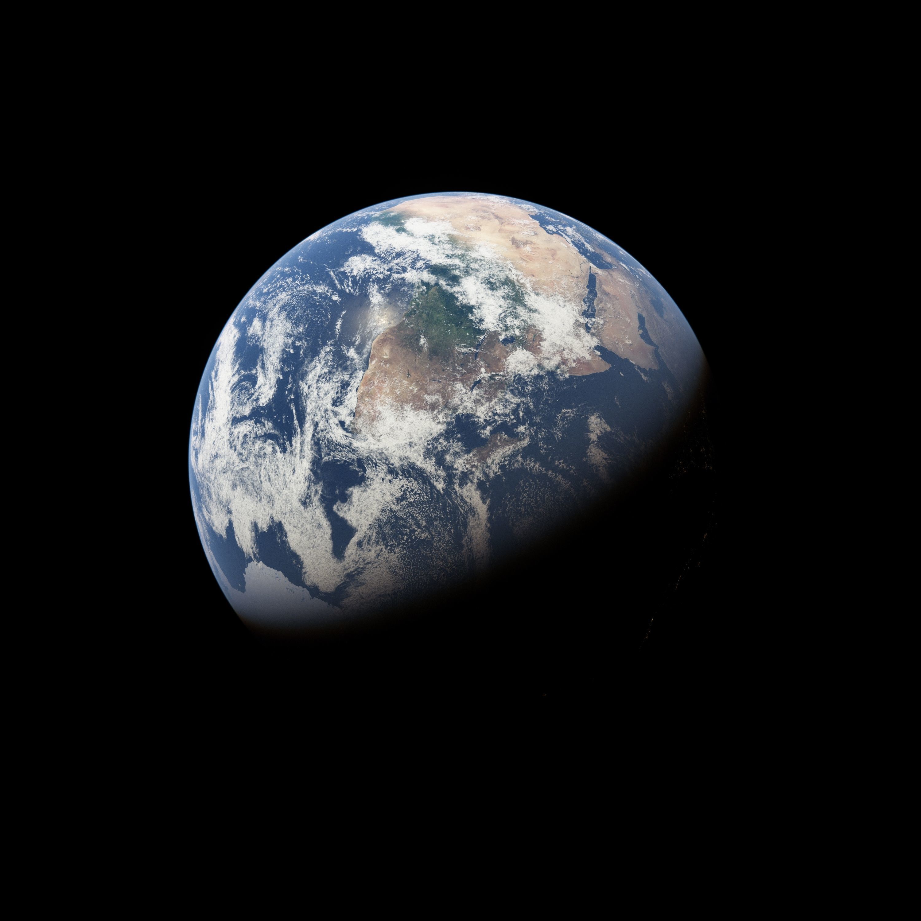 Earth 42K - C4D Octane 3D model_9