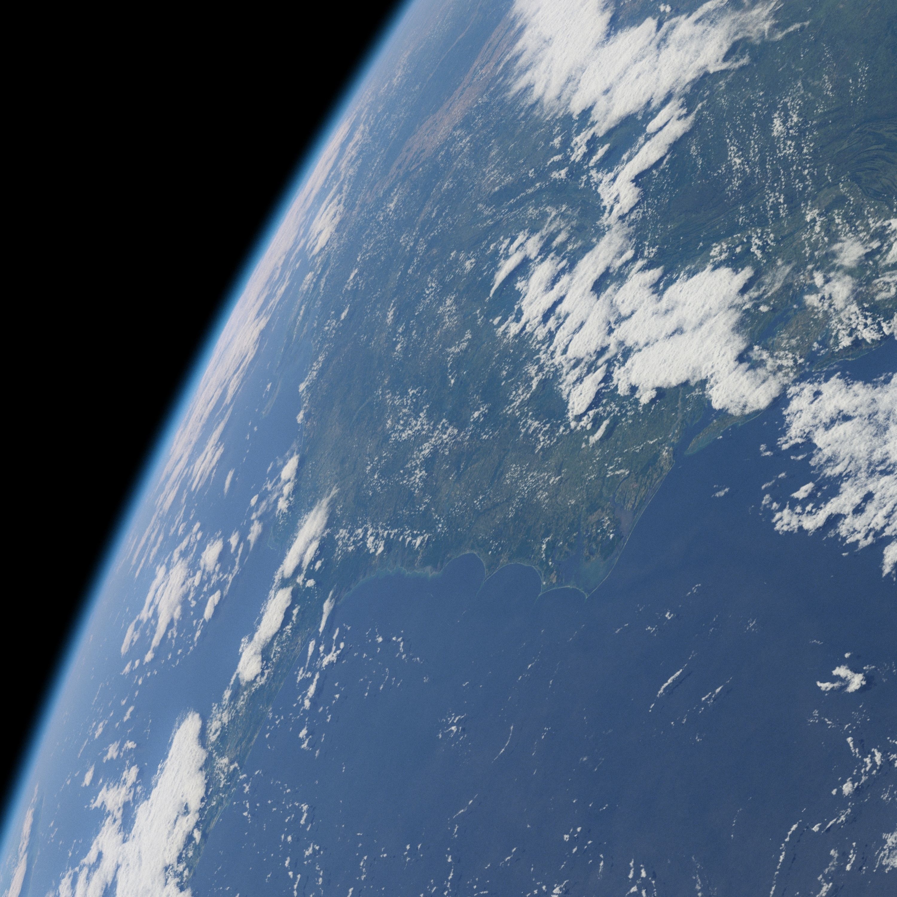 Earth 42K - C4D Octane 3D model_4