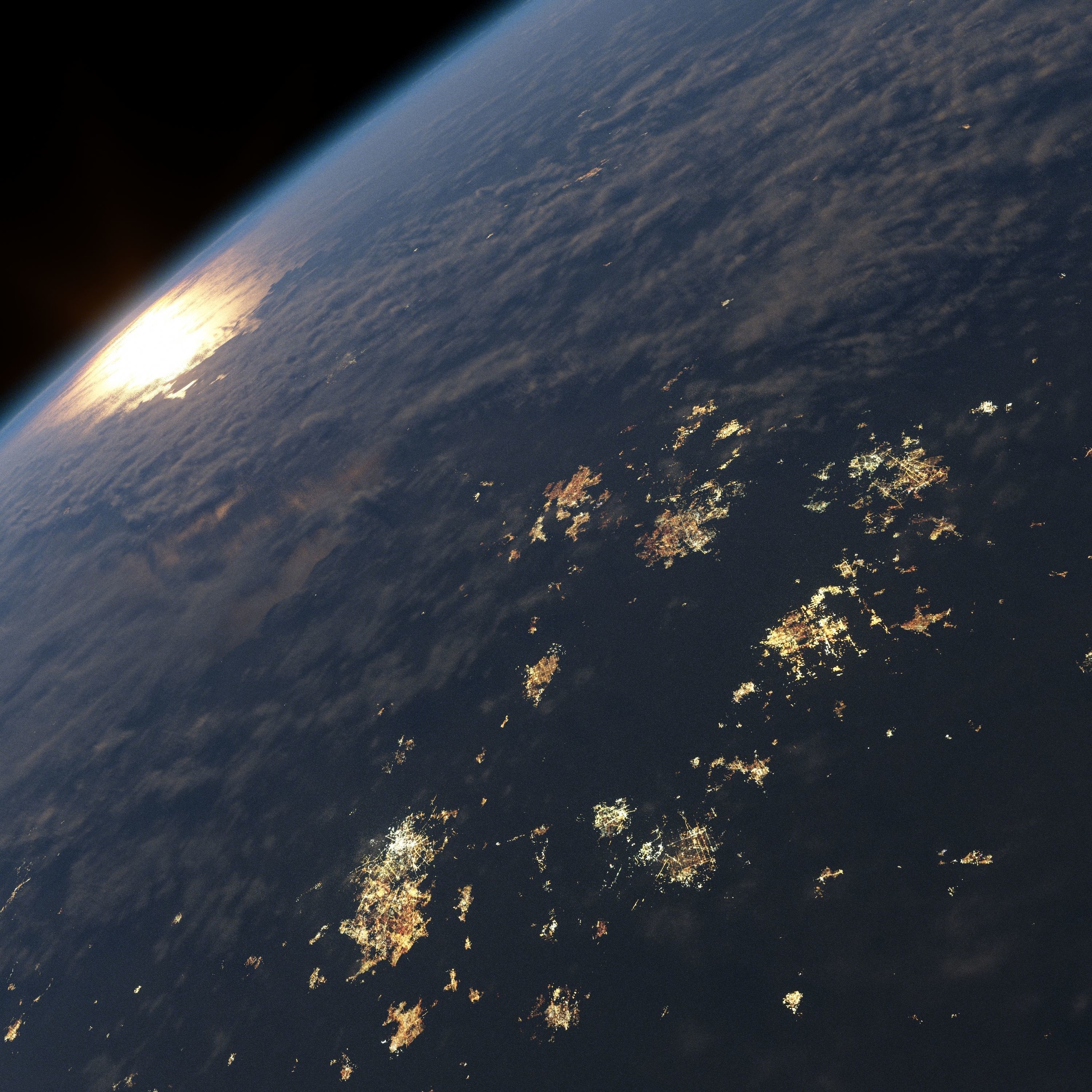 Earth 42K - C4D Octane 3D model_7