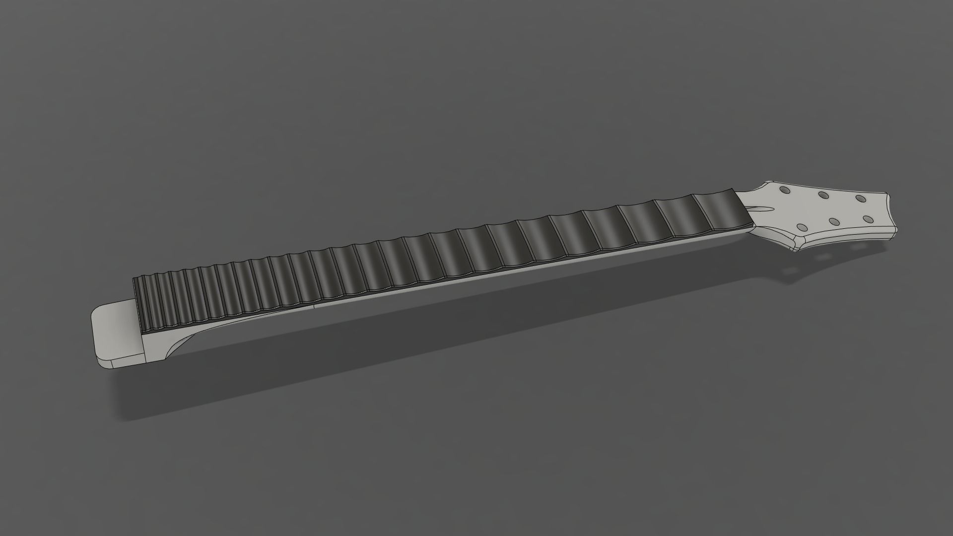 CNC Ready Les Paul Style Guitar Single Cut 3D print model_12