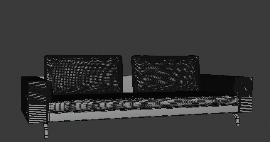 Bruce Designer Sofa 3D model_4