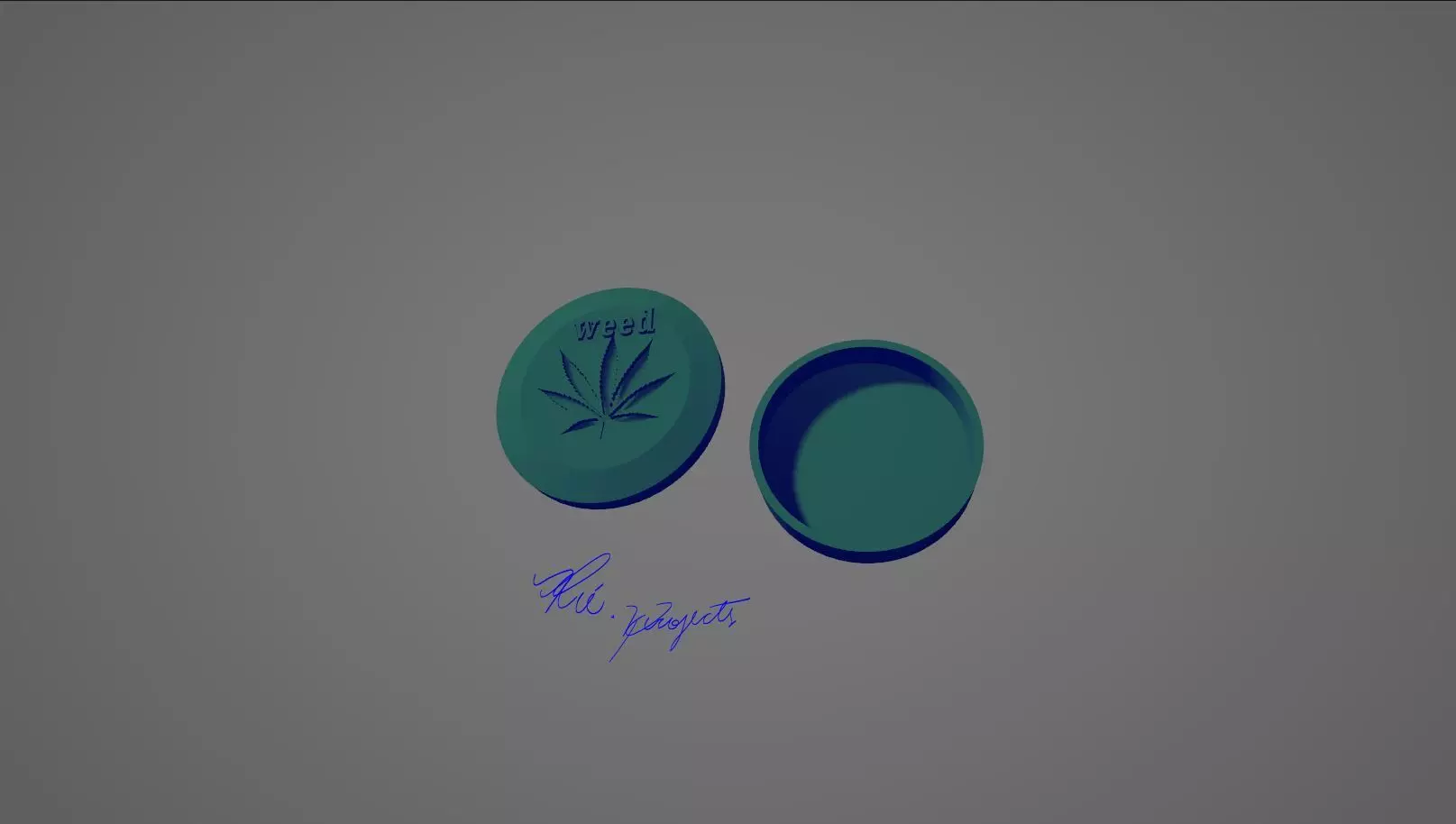 Marijuana pot weed time 3D print model