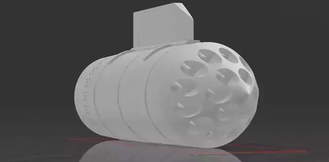 B-8M1 Missile Pod 3D print model