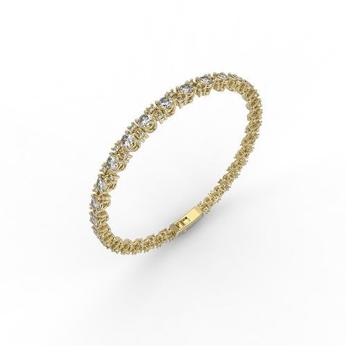 Glamour diamond bracelet 3D print model