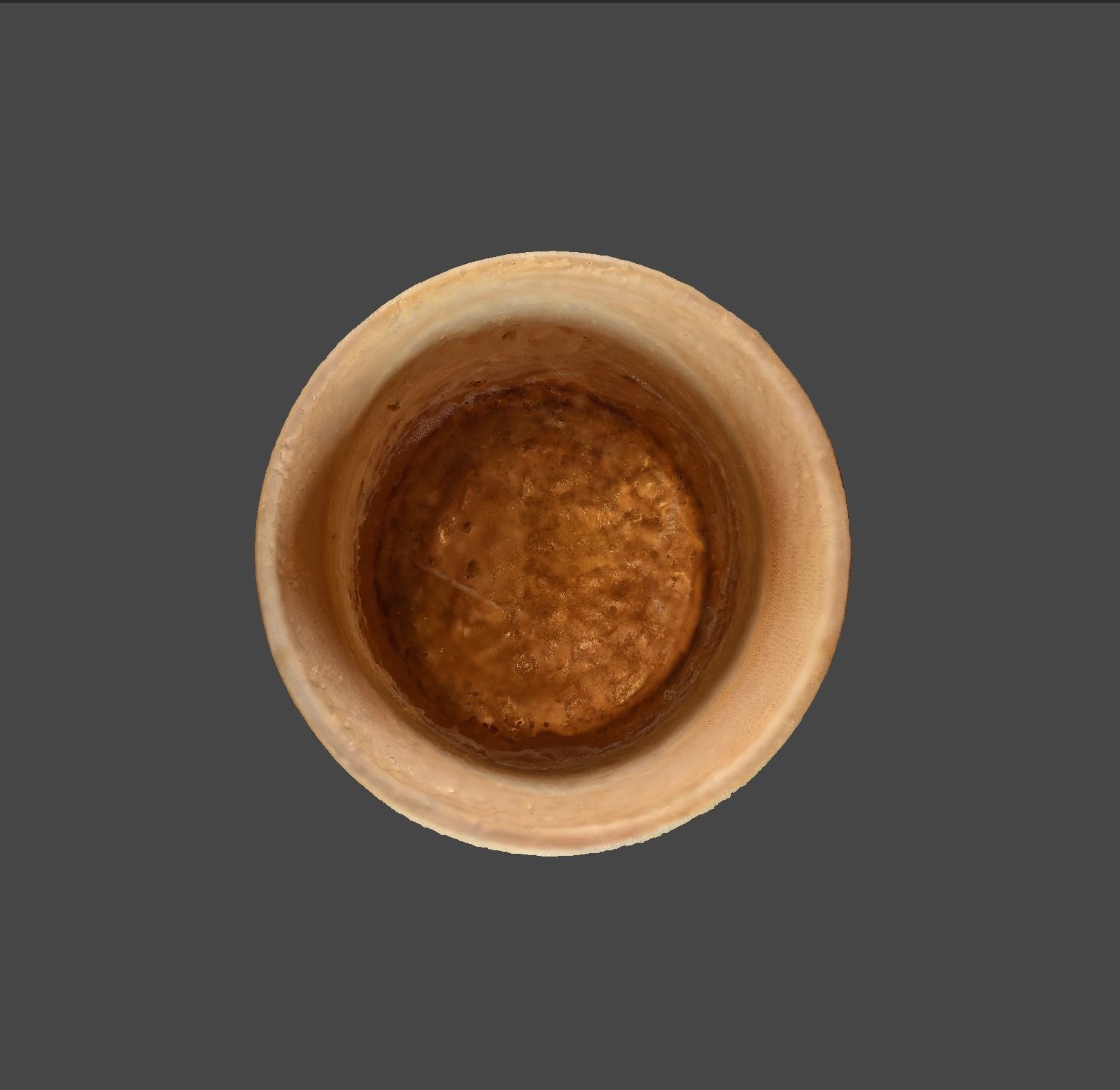 Traditional Japanese bamboo glass Low-poly 3D model_2