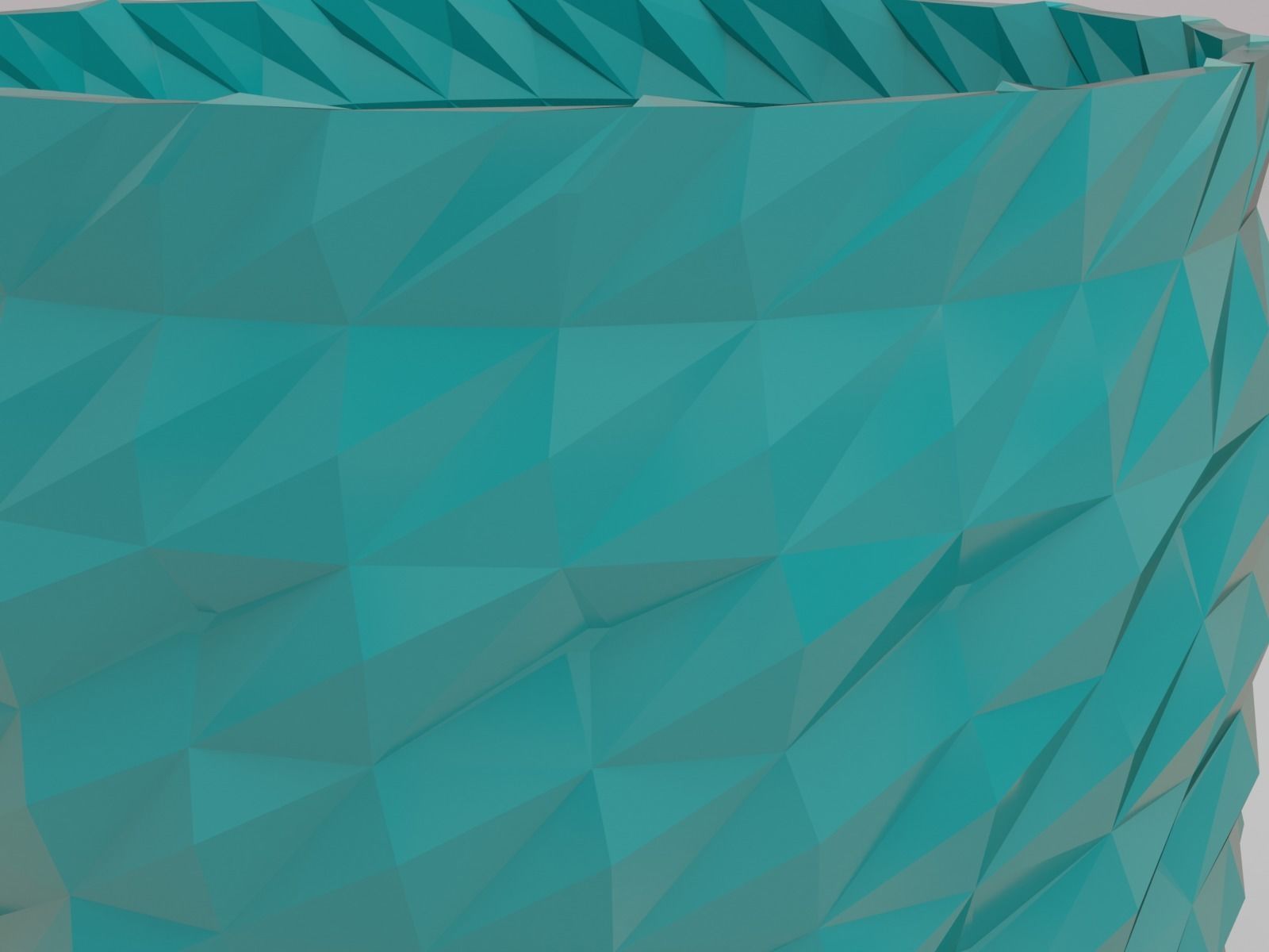 succulent flower pot 3D print model_6