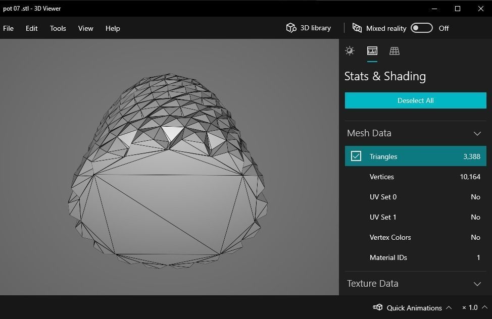 succulent flower pot 3D print model_20