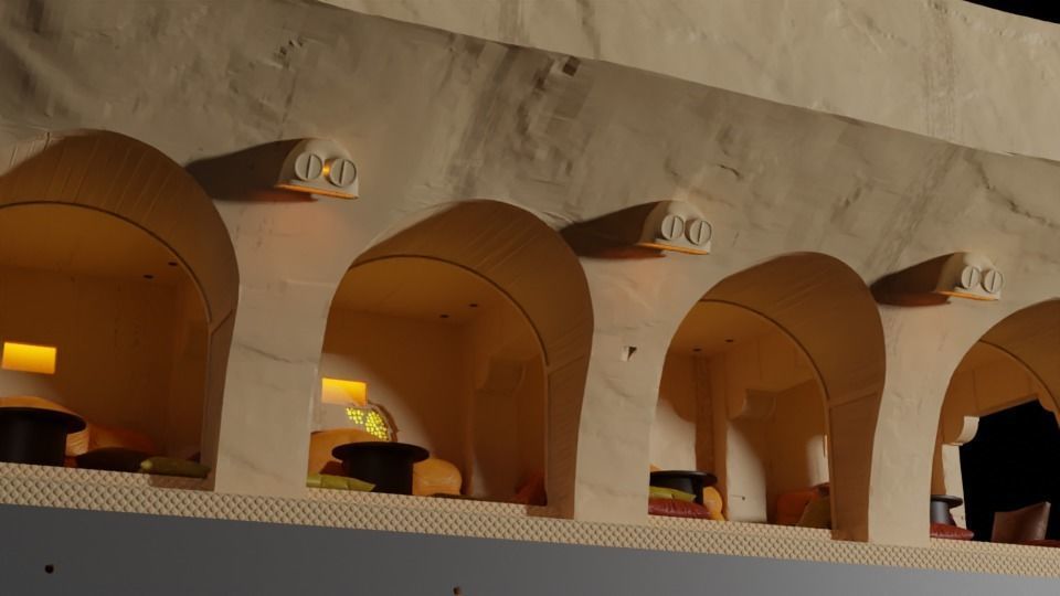 Jabbas Throne Room-Set 3a-Sofas and Cushions 1-18 scale Kenner 3D print model_13