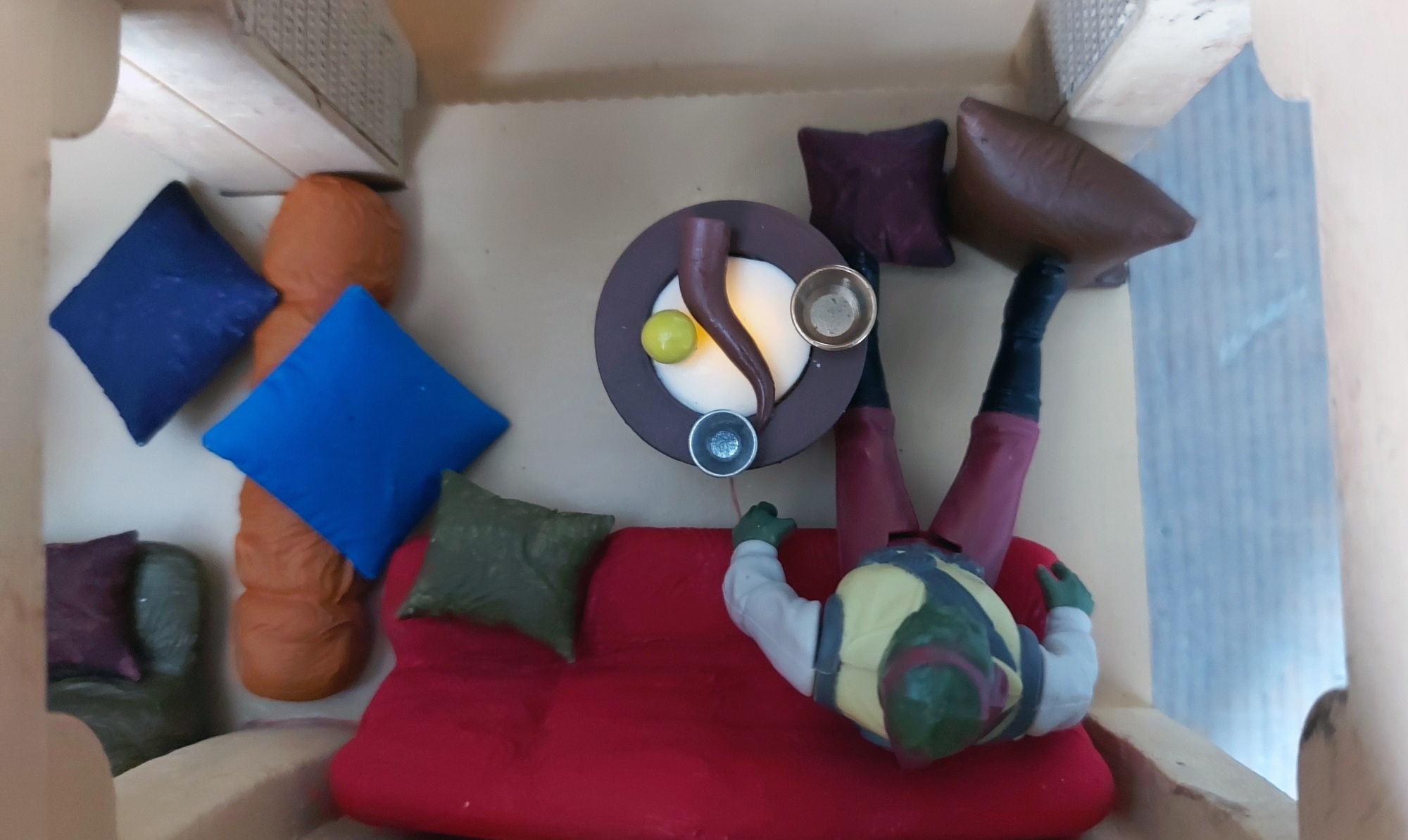 Jabbas Throne Room-Set 3a-Sofas and Cushions 1-18 scale Kenner 3D print model_20