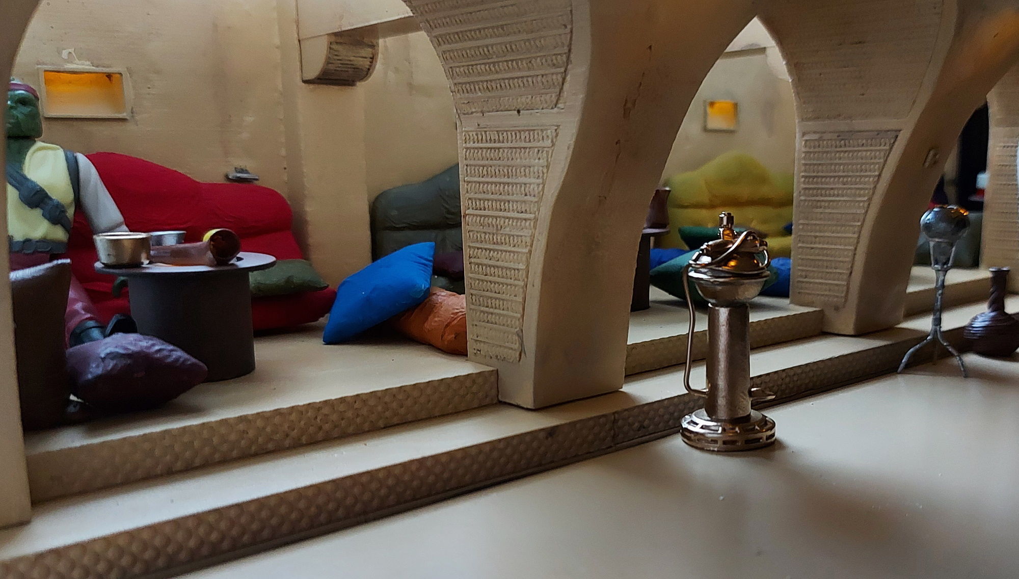 Jabbas Throne Room-Set 3a-Sofas and Cushions 1-6 scale Hottoys 3D print model_23