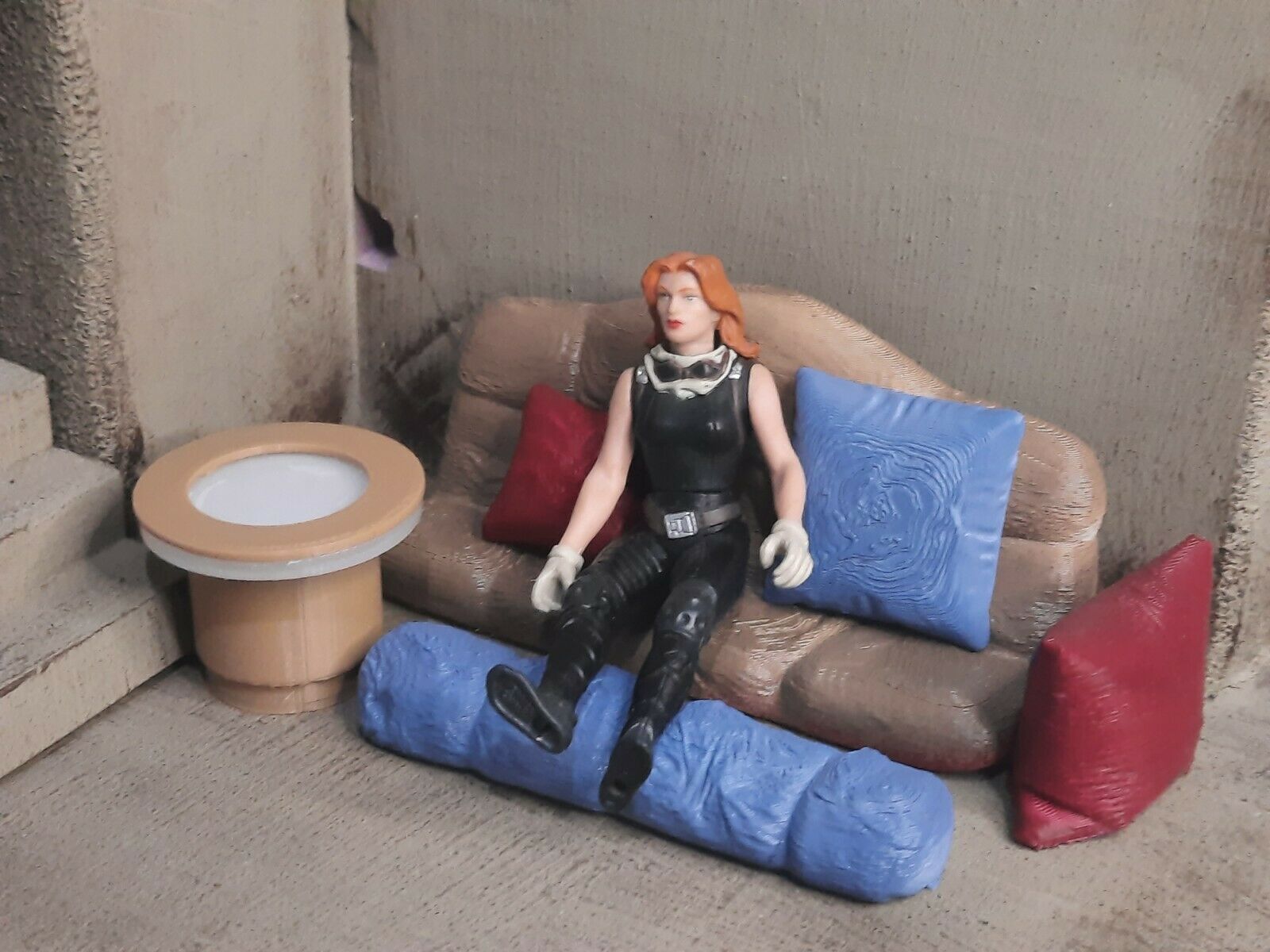 Jabbas Throne Room-Set 3a-Sofas and Cushions 1-6 scale Hottoys 3D print model_18