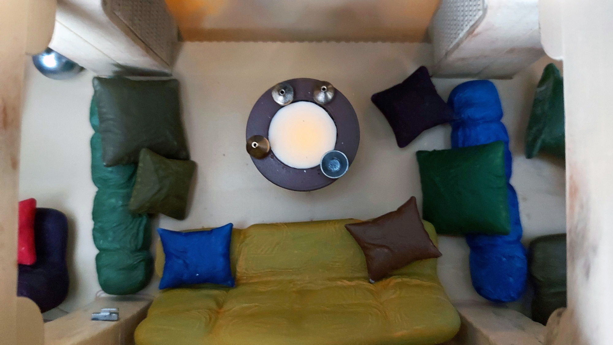 Jabbas Throne Room - Set 3a - Sofas and Cushions 1-12 scale 3D print model_19