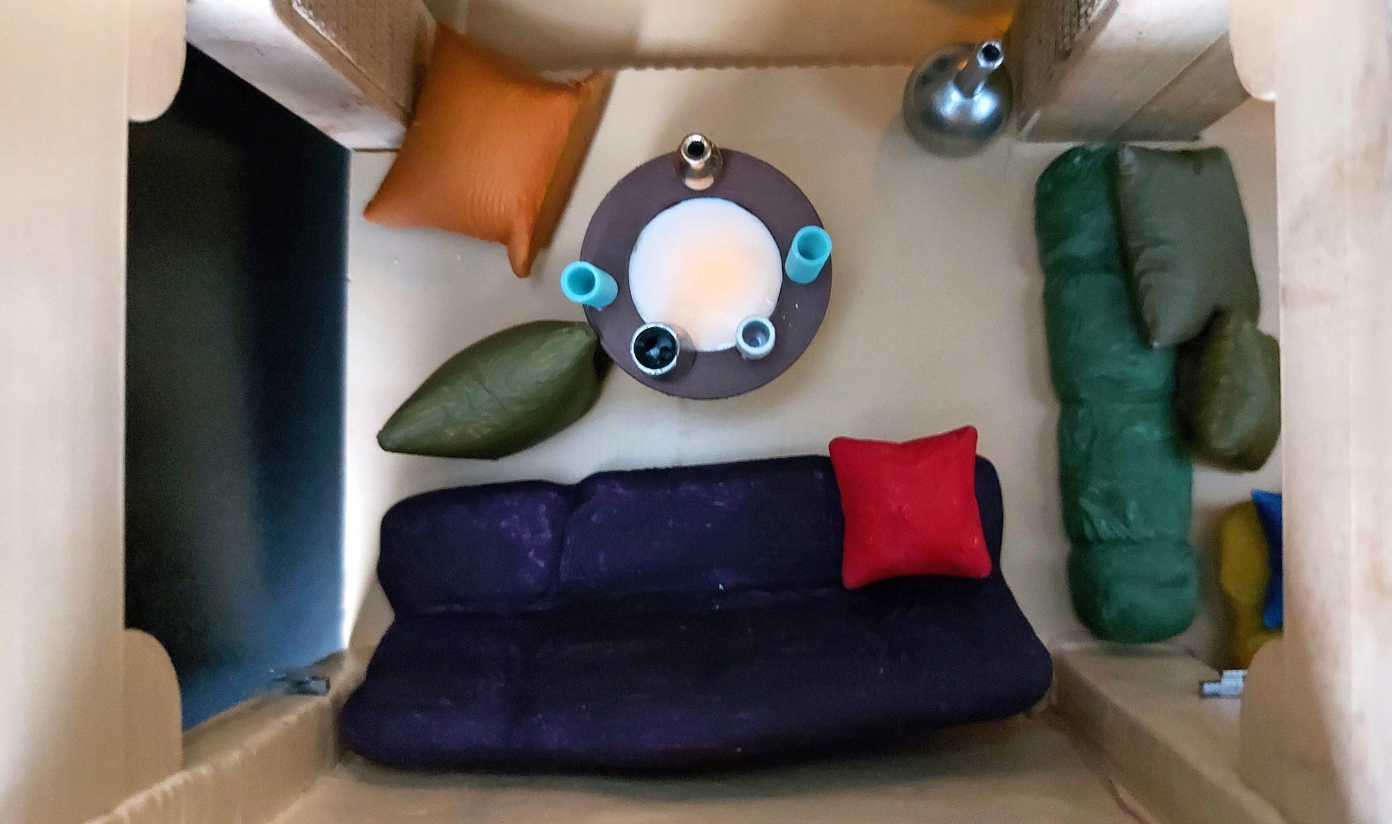 Jabbas Throne Room - Set 3a - Sofas and Cushions 1-12 scale 3D print model_24