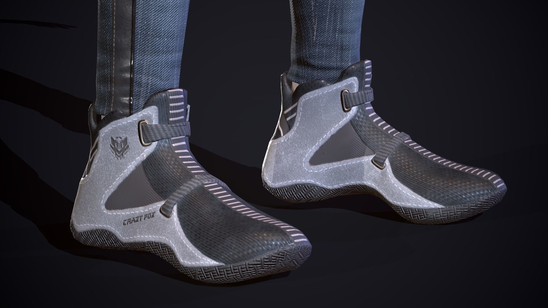 City girl  Low-poly 3D model_35