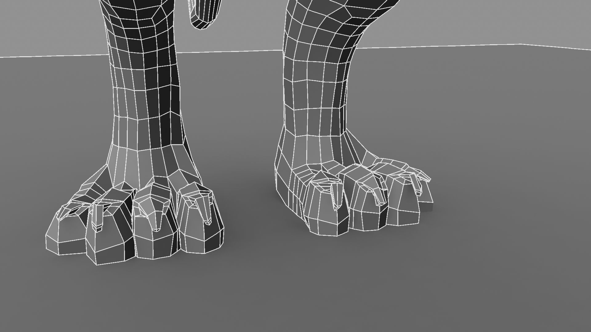 3D White Tiger 3D model_25