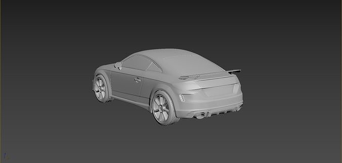 Audi TT 2021 Body For Print 3D print model 4