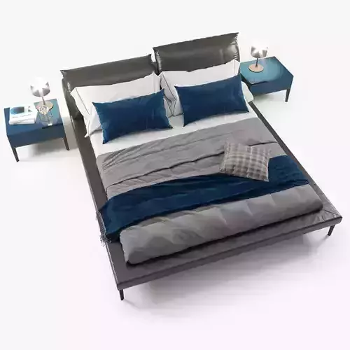 Vela Bed by Natuzzi