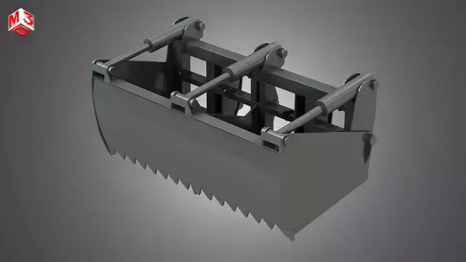 Silage Cutter  - Front Loader  3D model