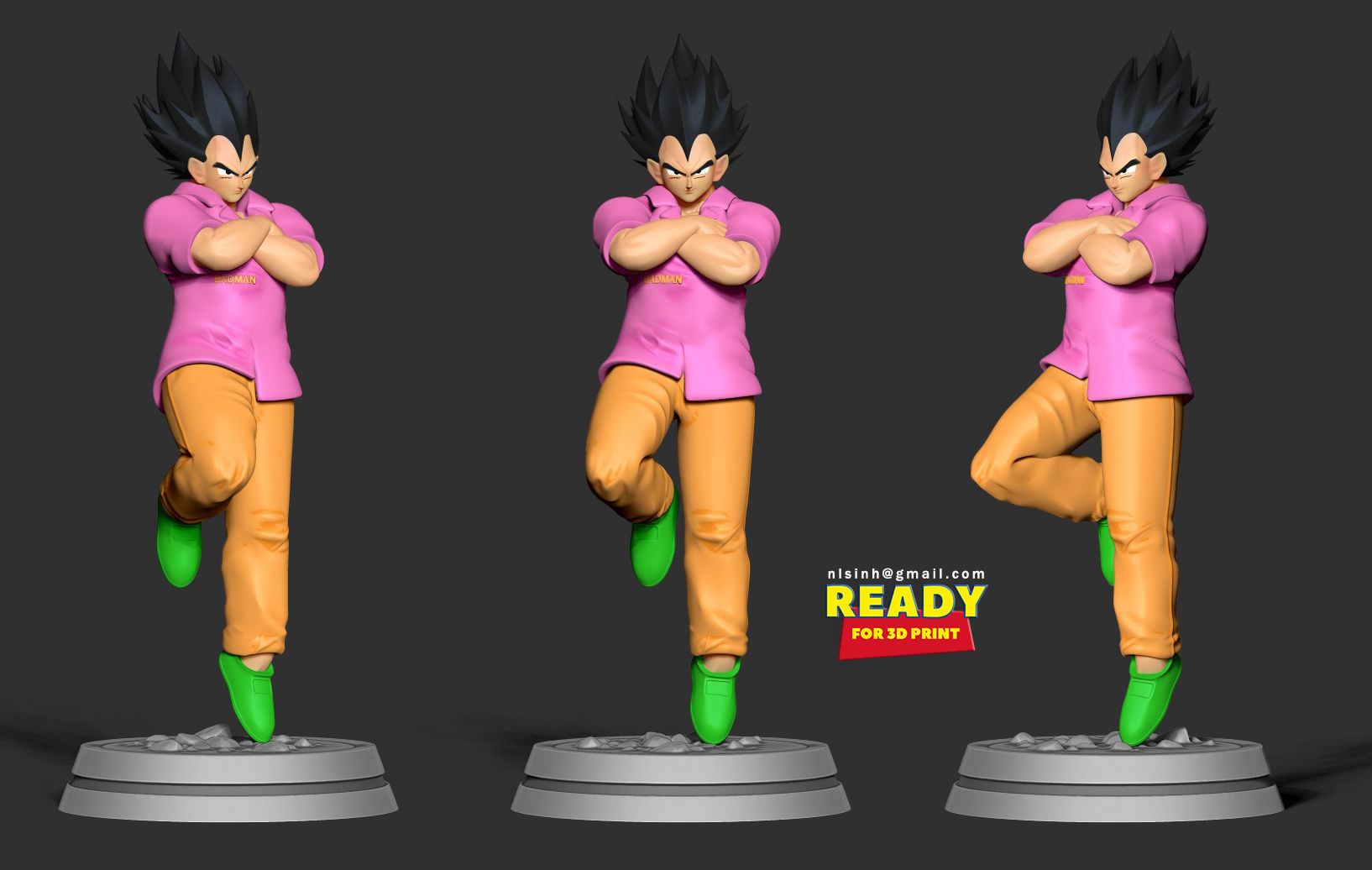 Vegeta - Badman 3D print model_5