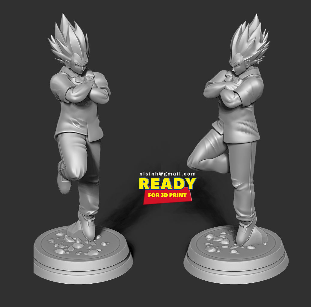 Vegeta - Badman 3D print model_1