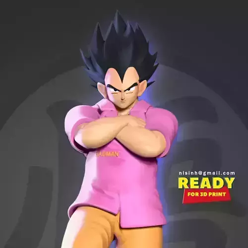 Vegeta - Badman 3D print model