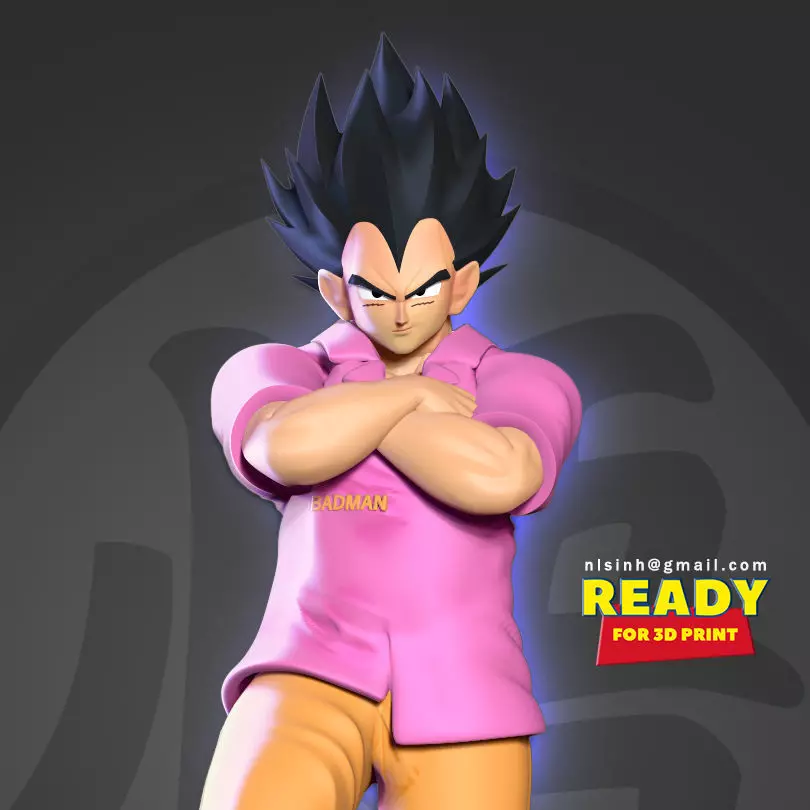 Vegeta - Badman 3D print model_0