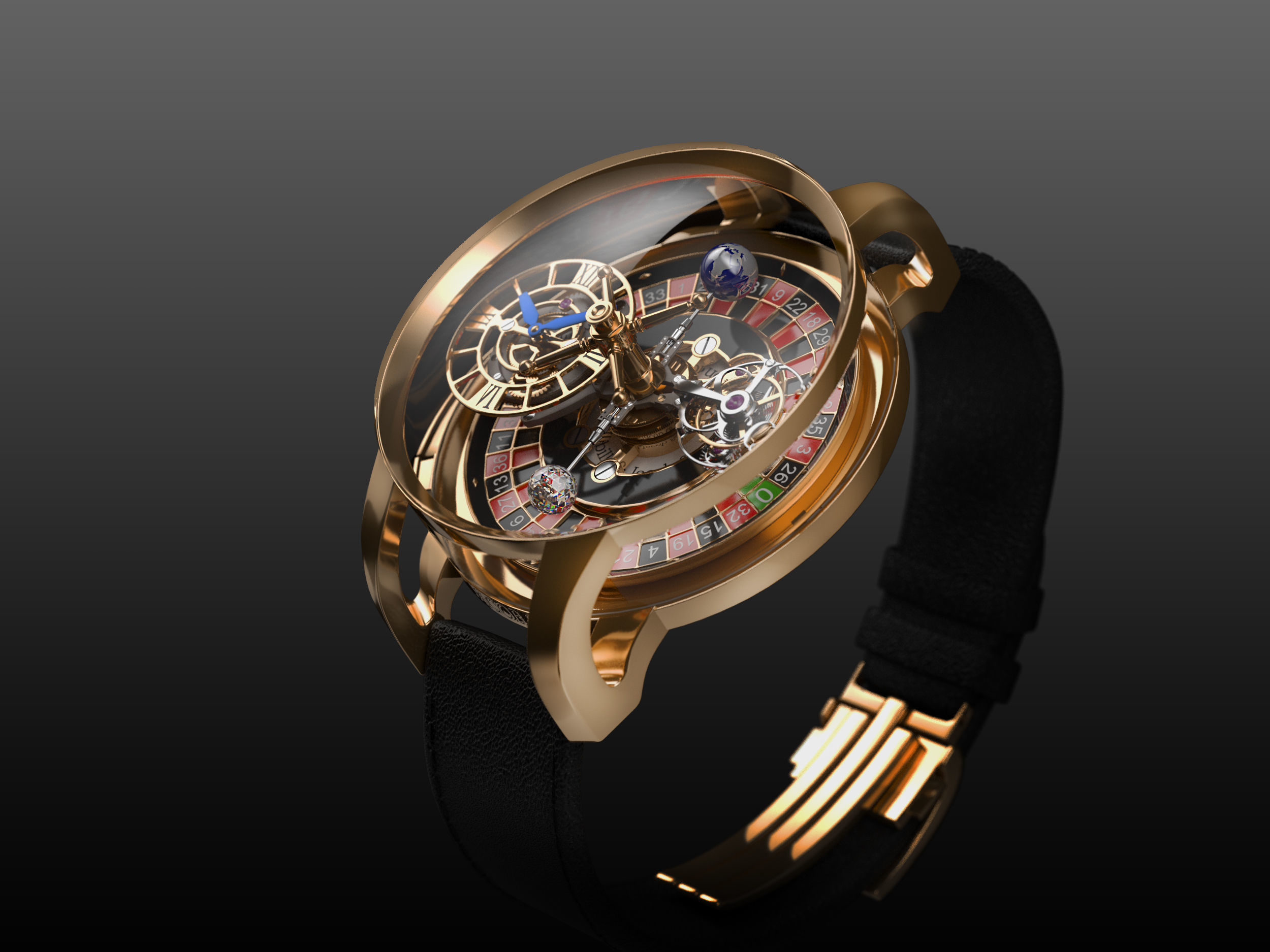 Jacob and Co Astronomia Casino 3D model_2