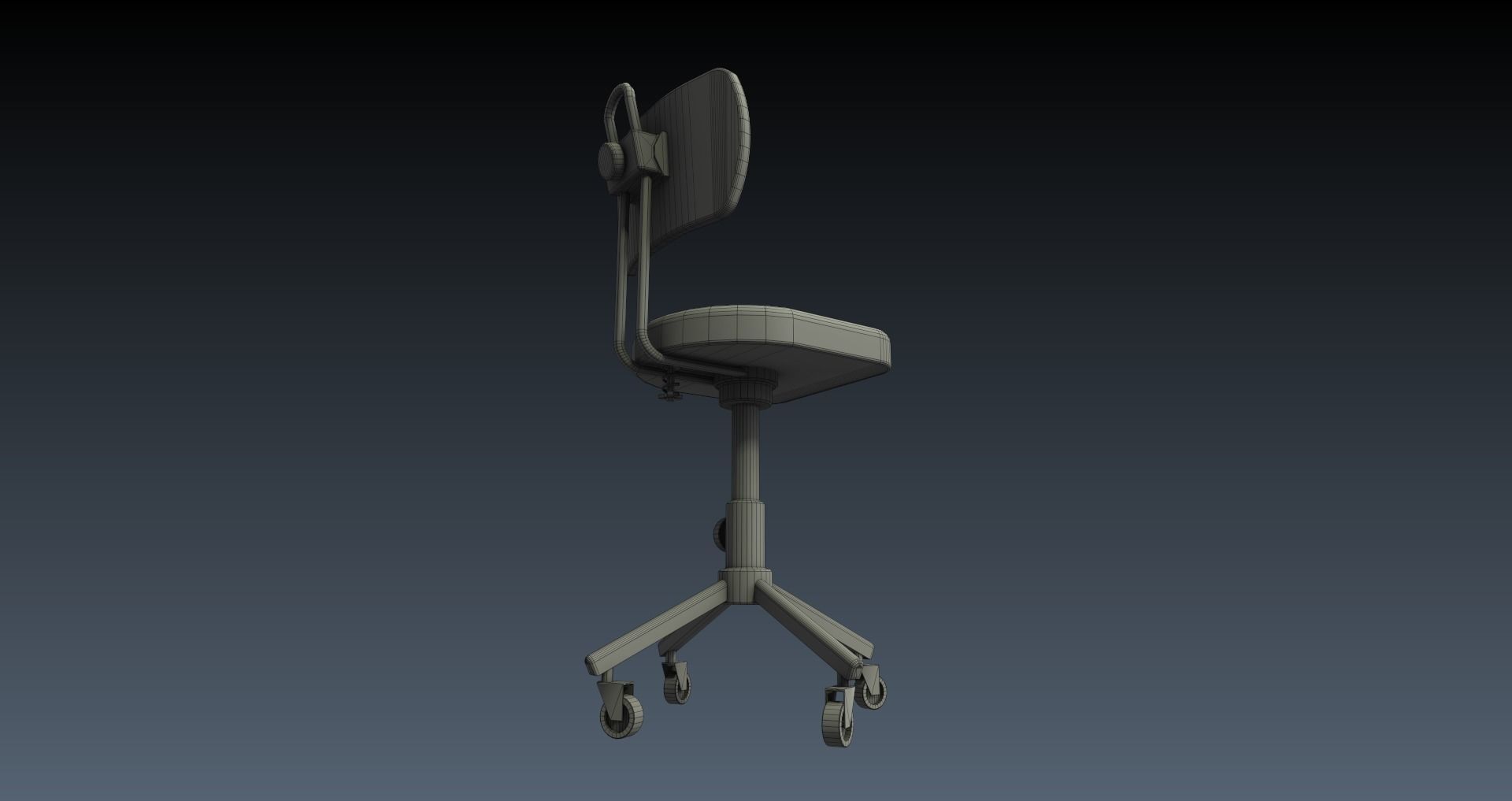 Low-Poly 60s Living Room Pack Low-poly 3D model_19