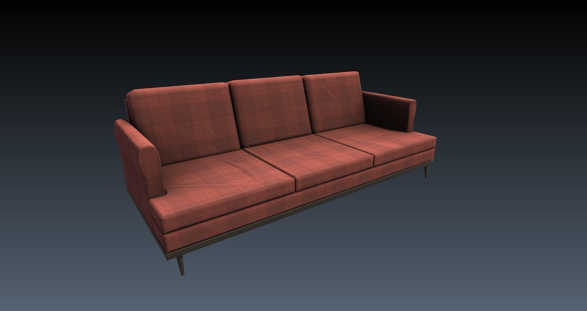 Low-Poly 60s Living Room Pack Low-poly 3D model_53