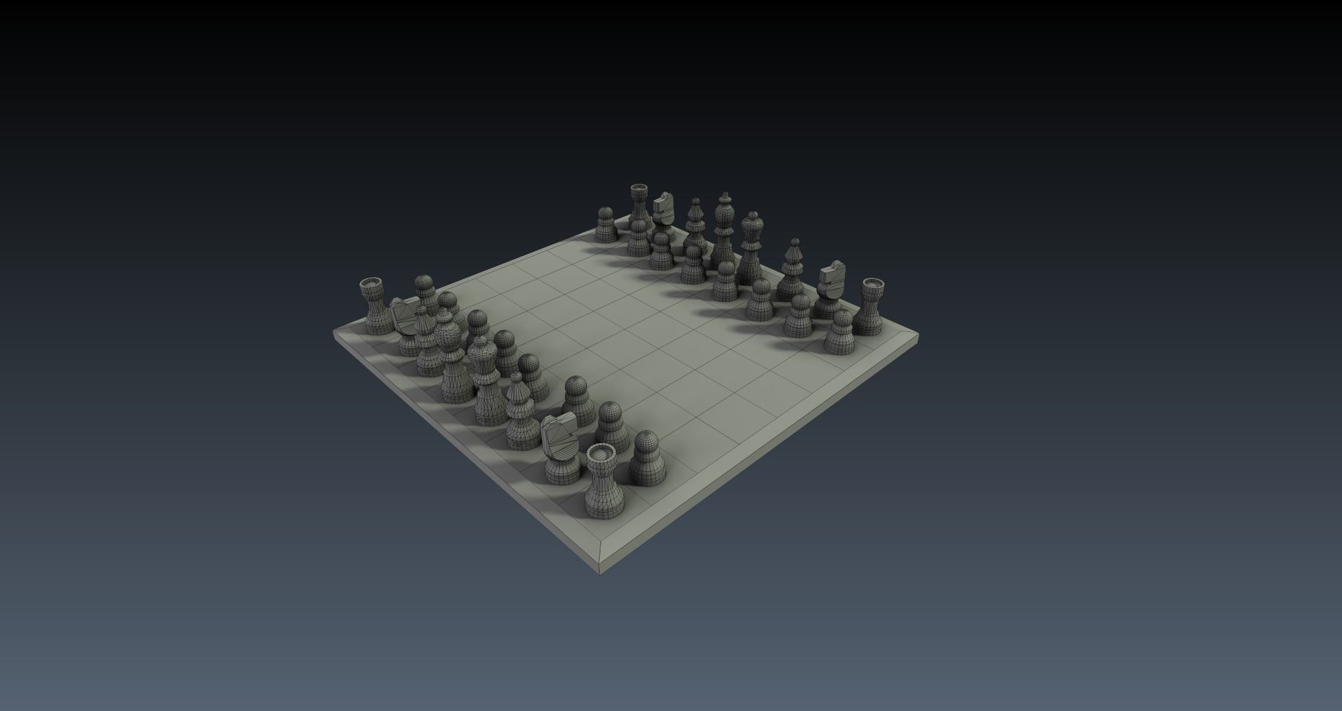 Low-Poly 60s Living Room Pack Low-poly 3D model_13