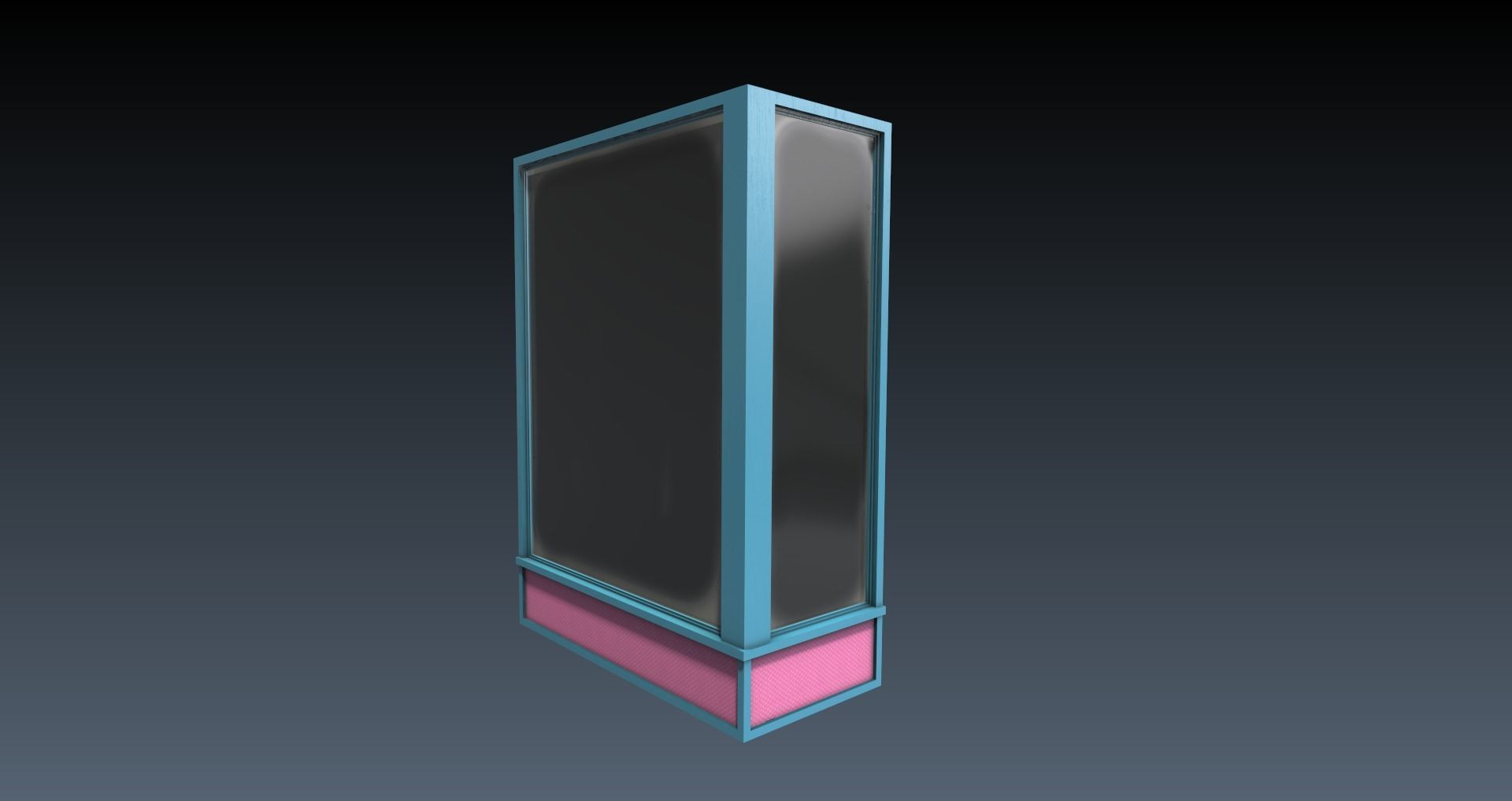 Low-Poly 60s Living Room Pack Low-poly 3D model_77