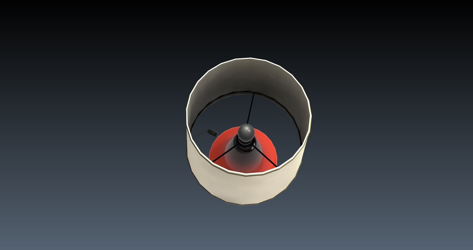 Low-Poly 60s Living Room Pack Low-poly 3D model_62