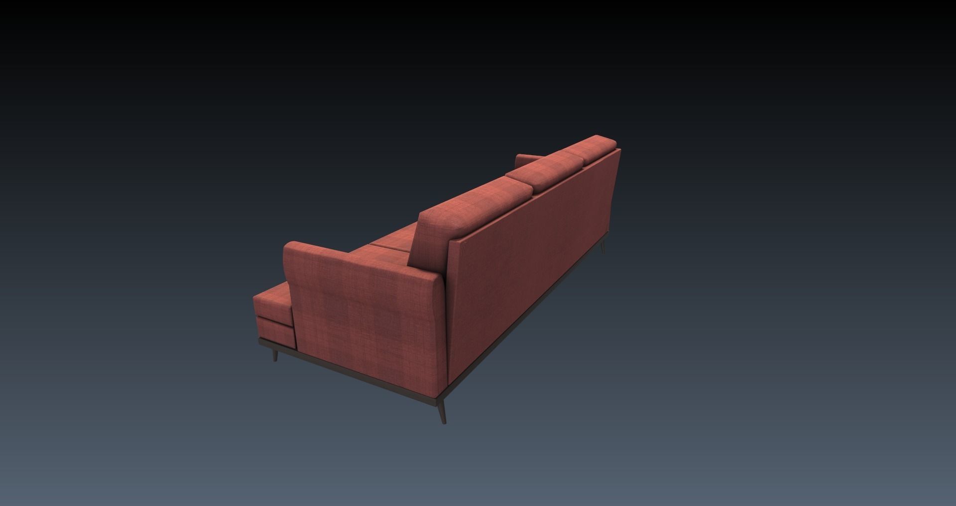 Low-Poly 60s Living Room Pack Low-poly 3D model_54