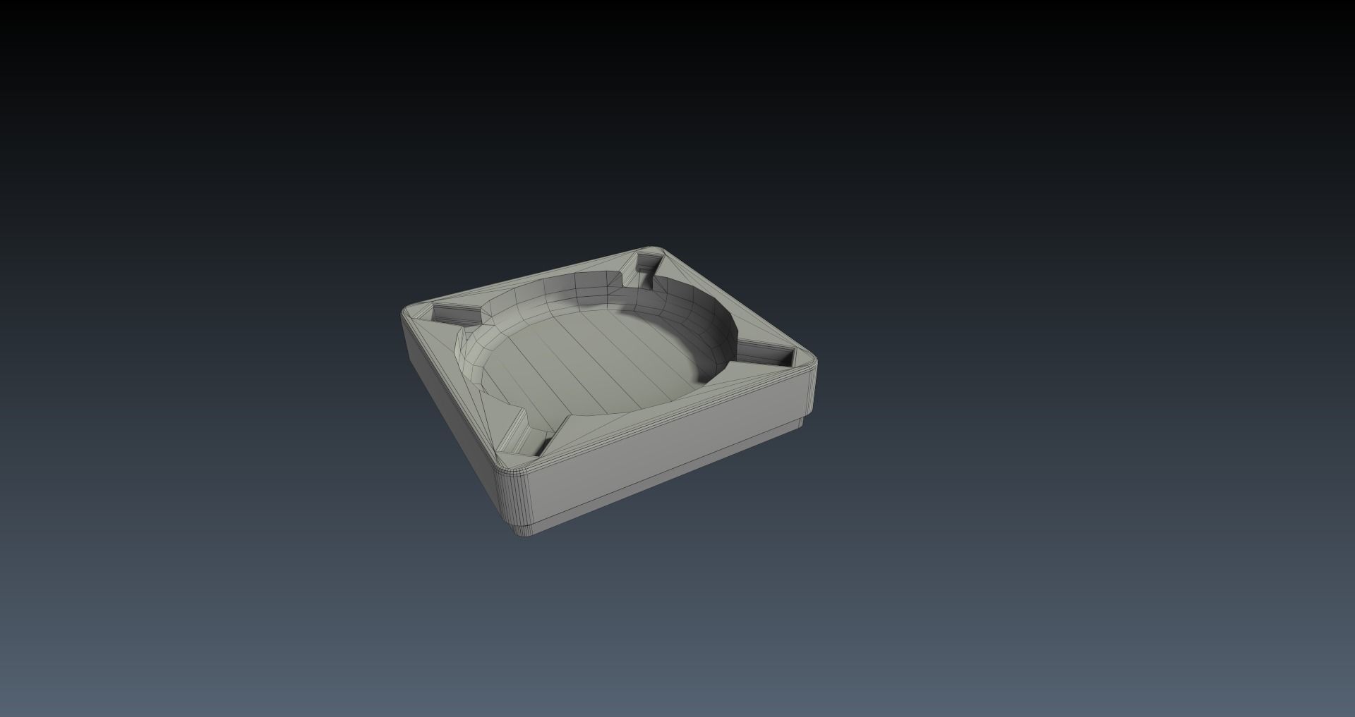 Low-Poly 60s Living Room Pack Low-poly 3D model_5