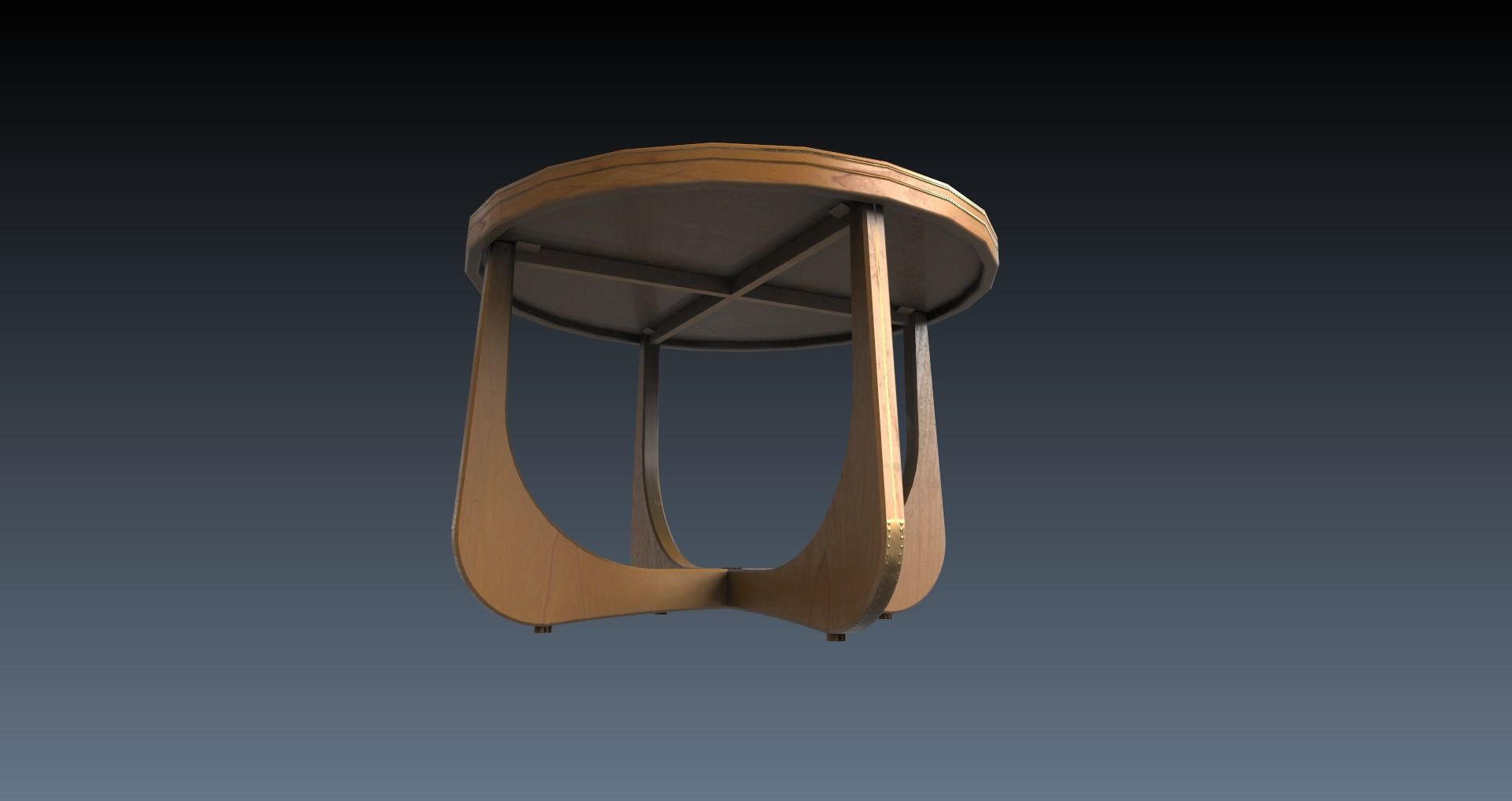 Low-Poly 60s Living Room Pack Low-poly 3D model_58