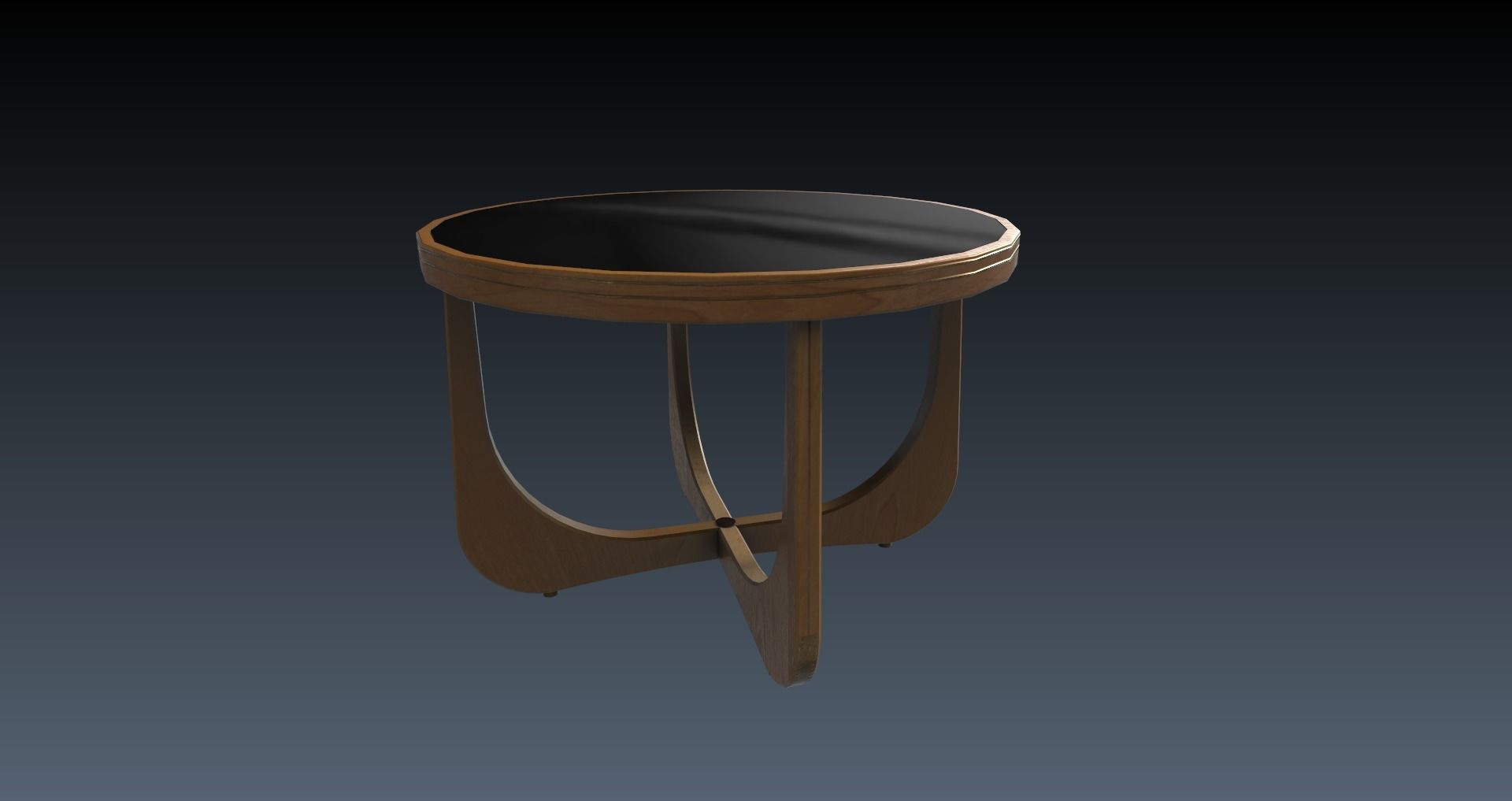 Low-Poly 60s Living Room Pack Low-poly 3D model_57